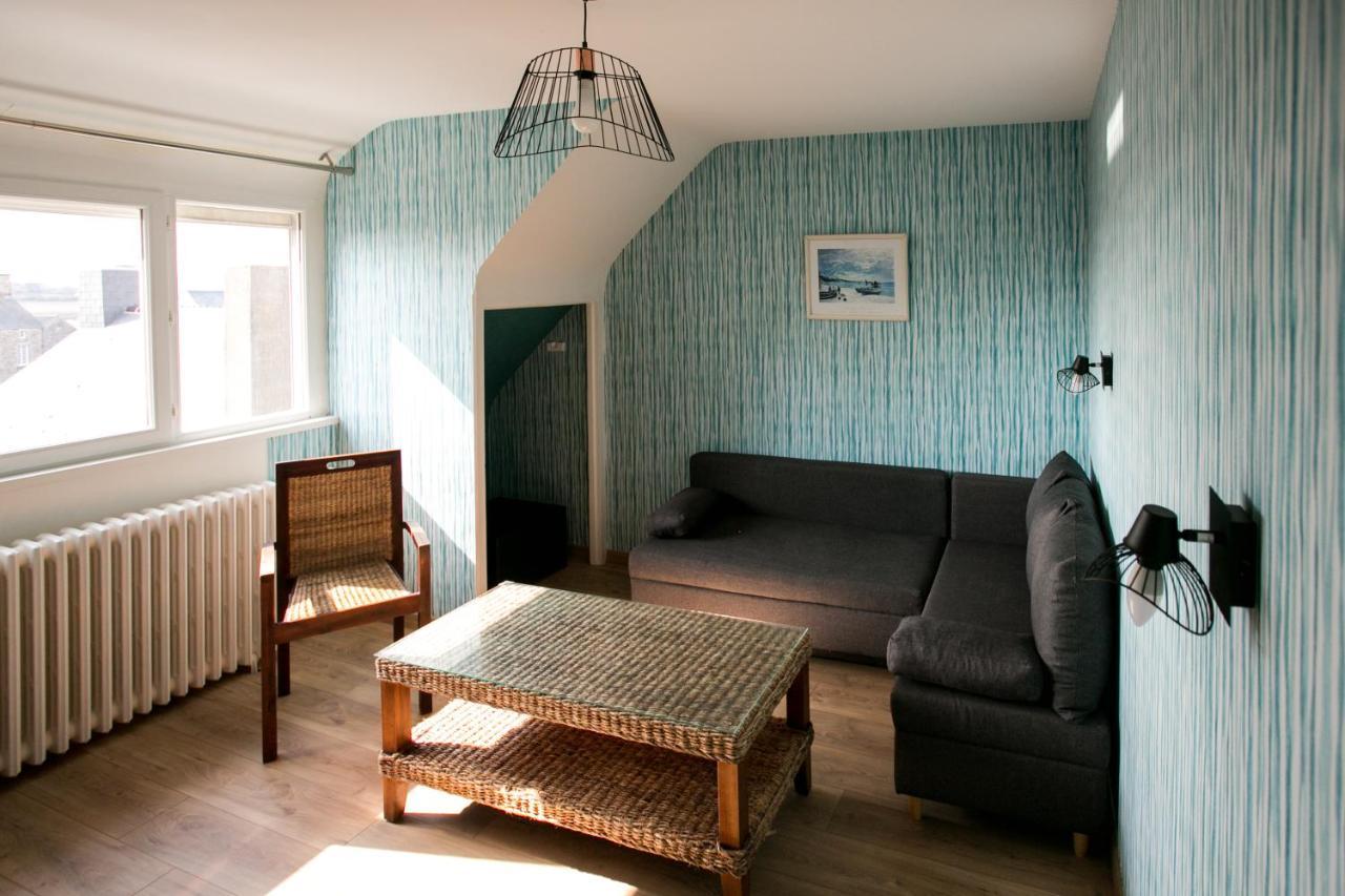 Le Cotentin Appart'Hotels & Restaurant Le Cot' ปอร์ไบ ภายนอก รูปภาพ