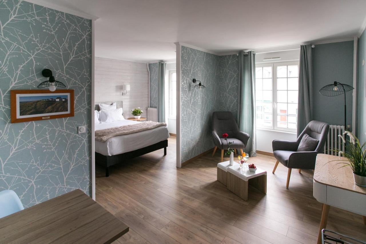 Le Cotentin Appart'Hotels & Restaurant Le Cot' ปอร์ไบ ภายนอก รูปภาพ
