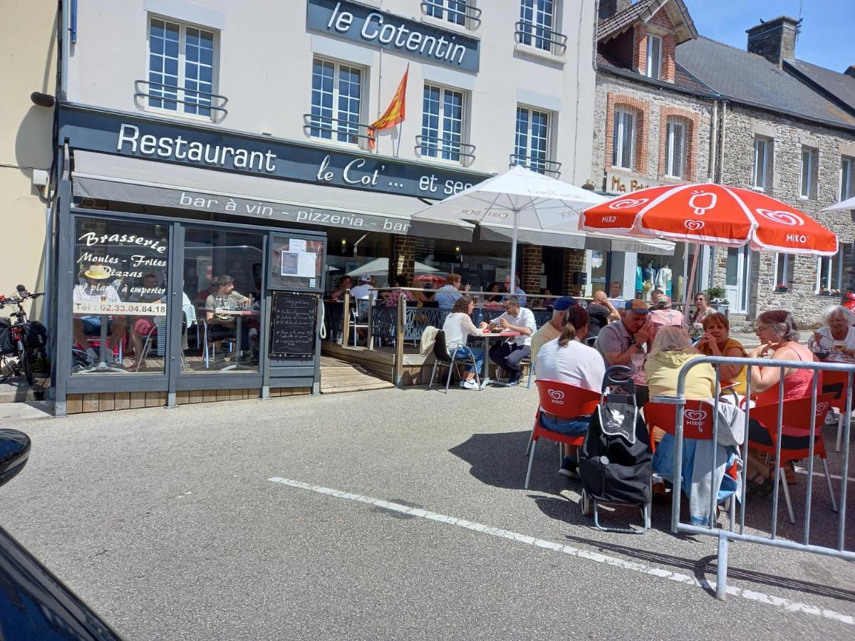 Le Cotentin Appart'Hotels & Restaurant Le Cot' ปอร์ไบ ภายนอก รูปภาพ